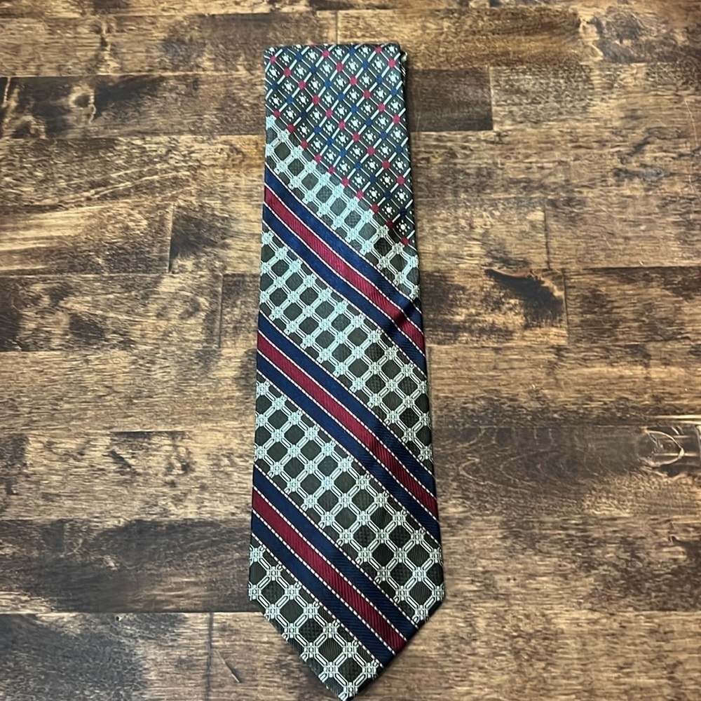 LUCIANO SOPRANI Print Silk Tie